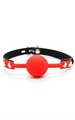 Lockable Ball Gag Red