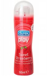 Smaksatt Glidmedel Durex Play Strawberry 50 ml