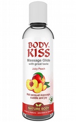 Smaksatt Glidmedel Juicy Peach Massage Glide 100 ml