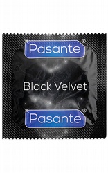 Vanliga Standardkondomer Pasante Black Velvet