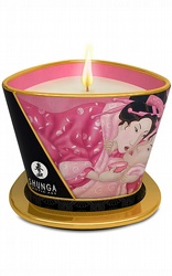 Massageoljor Shunga Massage Candle Rose 170 ml